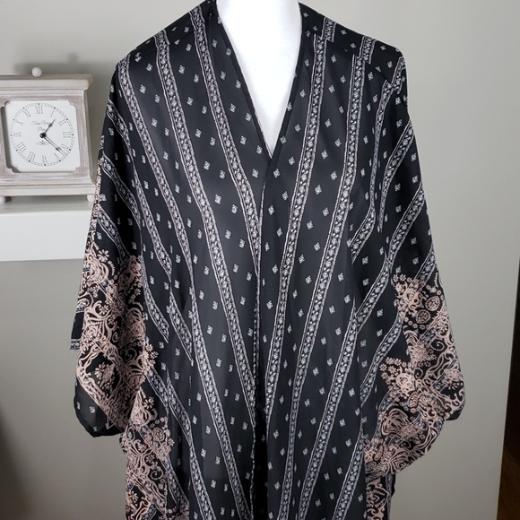 Umgee Long Kimono/Swim Cover Up - Picture 3 of 11